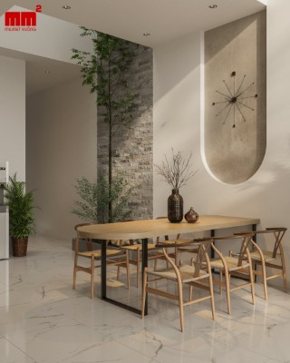 Bình House - Thiết kế mẫu nhà có gác lửng đẹp, công năng tối ưu