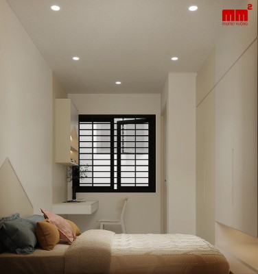 Việt Anh House - nhà phố 2 tầng 1 tum, mặt tiền hiện đại