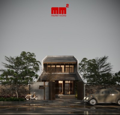 Đức House - Thiết kế nhà có gác lửng kết hợp phong cách Nhật