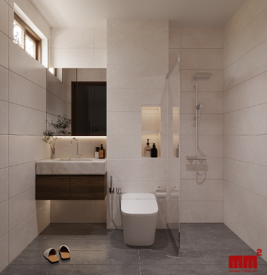 Đức House - Thiết kế nhà có gác lửng kết hợp phong cách Nhật