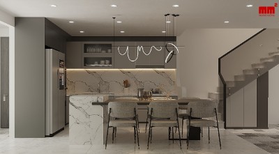 Trọng house - Nhà phố 4 tầng công năng tối ưu diện tích đất 56m2