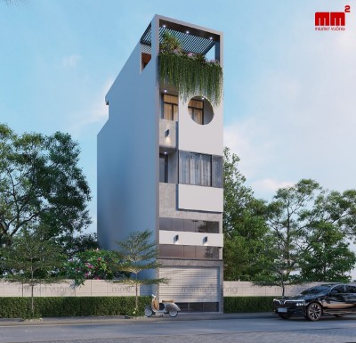 Trọng house - Nhà phố 4 tầng công năng tối ưu diện tích đất 56m2