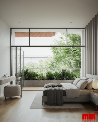 Trí House - Thiết kế nhà phố đẹp, ấn tượng, công năng tối ưu
