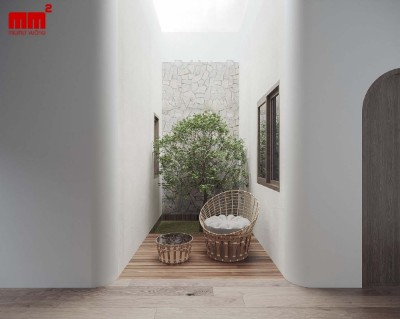 Khôi house - Thiết kế nhà cấp 4 mái Nhật, 2 phòng ngủ