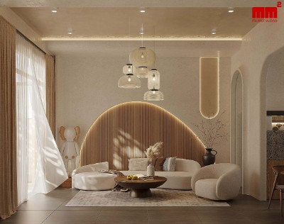 Phát House - Thiết kế nhà cấp 4 có sân vườn, 2 phòng ngủ - EN