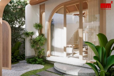 Tâm house - Thiết kế nhà cấp 4 có gác lửng đẹp, ấn tượng - EN