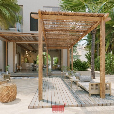 Cát Houe - Thiết kế nhà ở kết hợp kinh doanh cà phê