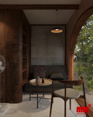 Huyền House - Thiết kế nhà ở kết hợp kinh doanh quán cà phê đẹp, độc đáo