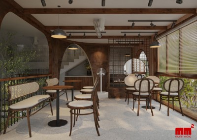 Huyền House - Thiết kế nhà ở kết hợp kinh doanh quán cà phê đẹp, độc đáo