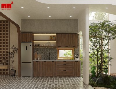 Tú House - Mẫu nhà gác lửng có sân vườn đẹp, ấn tượng