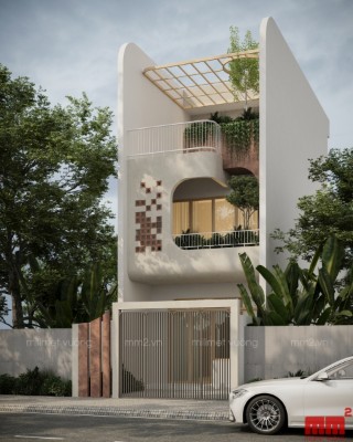 Phương house - Thiết kế nhà phố 3 tầng ấn tượng