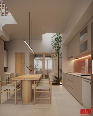 Phương house - Thiết kế nhà phố 3 tầng ấn tượng - EN