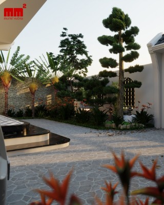 Thanh House - Sự kết hợp độc đáo trong mẫu nhà phố âm hưởng Indochine