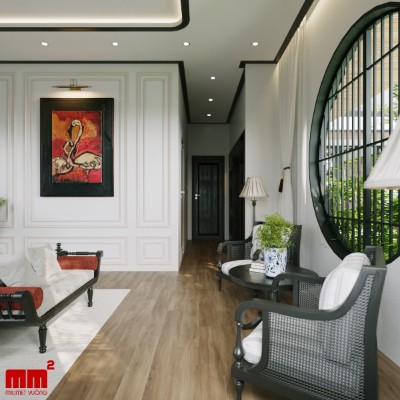 Triết house - Thiết kế nhà cấp 4 sân vườn thơ mộng