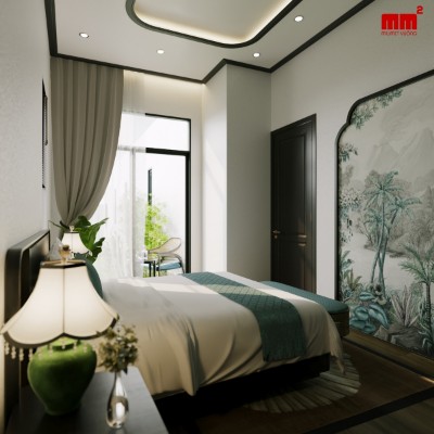 Triết house - Thiết kế nhà cấp 4 sân vườn thơ mộng