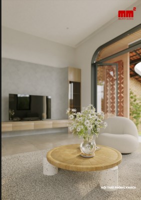 Dũng House - Mẫu nhà phố 2 tầng đẹp nên thơ