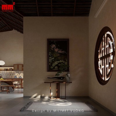 Hưng house - Mẫu nhà cấp 4 âm hưởng truyền thống xinh xắn