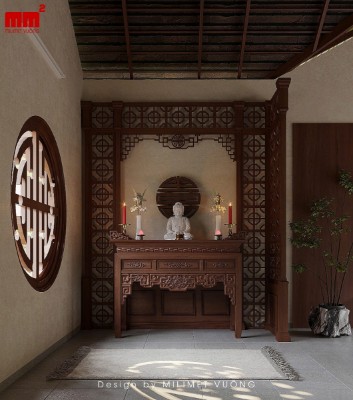 Hưng house - Mẫu nhà cấp 4 âm hưởng truyền thống xinh xắn