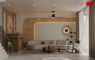Hiếu house - Mẫu nhà 2 tầng đẹp vùng ngoại ô
