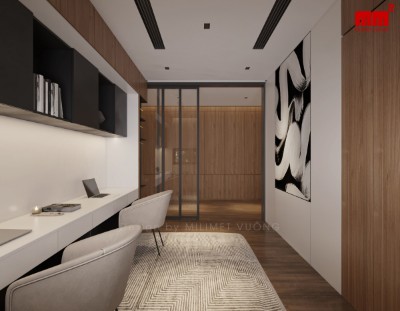 Lena Ngô House - Thiết kế biệt thự kết hợp Showroom trưng bày xe