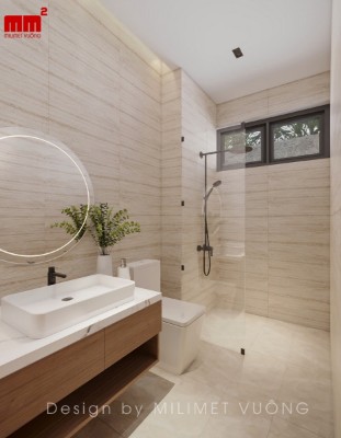 Lena Ngô House - Thiết kế biệt thự kết hợp kinh doanh Showroom trưng bày xe - EN