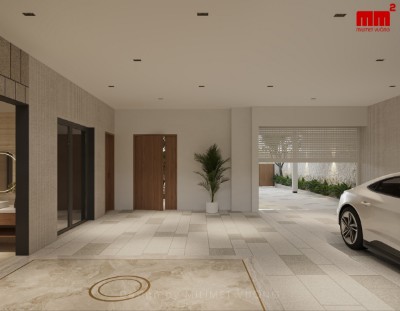 Lena Ngô House - Thiết kế biệt thự kết hợp Showroom trưng bày xe