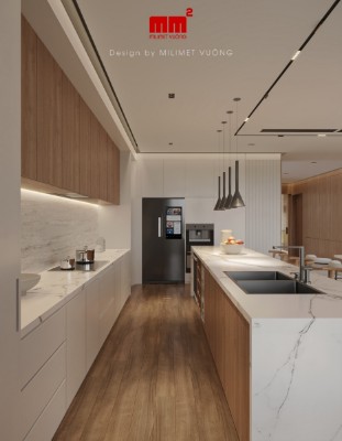 Lena Ngô Villa - Thiết kế biệt thự kết hợp Showroom trưng bày xe