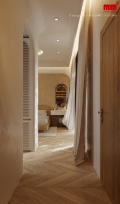 Hiếu house - Mẫu nhà phố 2 tầng bắt mắt
