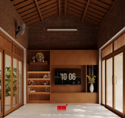 Hằng house - Nhà cấp 4 gác lửng đẹp, độc đáo
