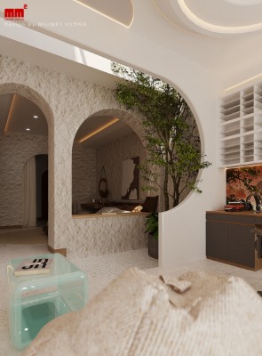 Nhà phố mái ngói truyền thống, nội thất trang nhã nhẹ nhàng đầy cảm xúc, Ngọc house, Đà Nẵng.