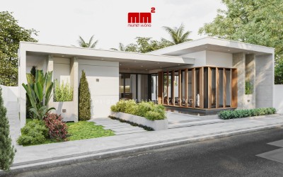 Nhà cấp 4 có sân vườn, hồ bơi siêu chill - Thương house - EN