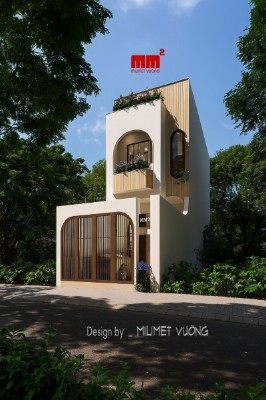 Nhà phố 2 tầng mặt tiền 4m thiết kế hiện đại, đơn giản, Cường House, Bình Dương