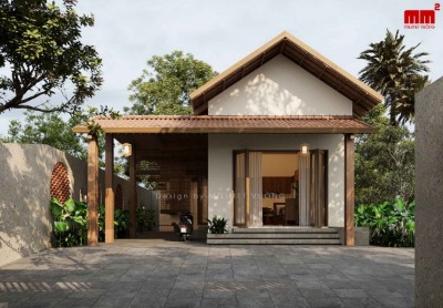 Nhà cấp 4 kiến trúc truyền thống, - EN