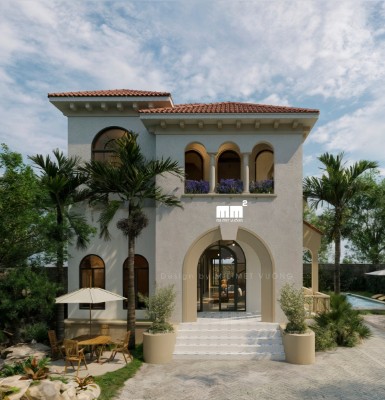 Biệt thự kiến trúc Địa Trung Hải ở ven biển Lâm Đồng, Nhung villa.