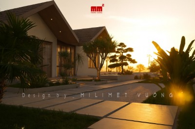 Nhà cấp 4 mái ngói truyền thống kết hợp những vật liệu và biện pháp thi công hiện đại, Thanh house, Ninh Bình