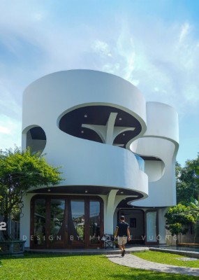 Thi công nhà phố hiện đại, nét kiến trúc đương đại mềm mại ấn tượng, Sĩ house, Đà Nẵng.